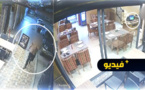 كاميرات المراقبة ترصد لص سرق هاتفا من داخل مطعم بالناظور