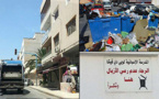 الأزبالُ تنتشر في شوارع رئيسية بالنّاظور بعد تغافل شاحنات أفيردا عنْ جمعها