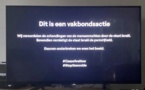 قناة بلجيكية توقف بثها وتعرض هذه الرسالة