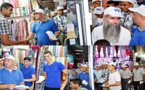 تجار سوق أولاد ميمون يستقبلون سليمان حوليش وأعضاء لائحته بحفاوة ويعلنون دعمهم لهم