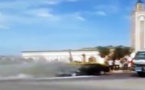 اندلاع حريق مُهْوِل في سيارة مَدَنية بمدخل العروي يستنفر الأجهزة الأمنية