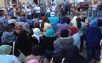 بالصور.. طلبة أزغنغان يثورون في وجه المجلس البلدي وعمالة الإقليم ويطالبون بالنقل