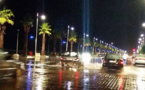 شاهدوا.. أولى التساقطات المطرية بالناظور والنواحي والساكنة تتخوف من الفيضانات
