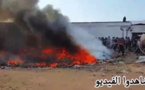 إندلاع حريق بمحيط سوق الجمعة اثار رعبا وسط التجار وأعاد الى الاذهان كارثة سوبرمارشي