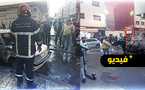 تفحم سيارة في حادث حريق مفاجئ بشارع الإمام الشافعي بالناظور