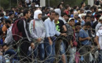 1300 مهاجر ضمنهم ناظوريون على حدود مقدونيا شمال اليونان يضربون عن الطعام