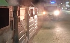 حرائق متعمدة بحاويات الأزبال في الناظور تثير قلق الساكنة وتدق ناقوس الخطر حول انتشار "المتشردين"