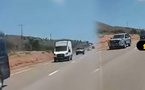 شاهدوا فيديو خروج ناصر الزفزافي من الحسيمة بعد زيارة والده