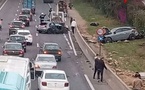 سباق متهور بين سيارتين ينتهي بحادثة مأساوية على الطريق السيار