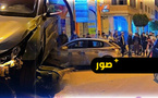 اصطدام عنيف بين سيارتين يخلف خسائر وسط الدريوش