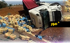 انقلاب شاحنة محملة بالمخدرات يفجر تحقيقات واسعة تمتد إلى الناظور والحسيمة