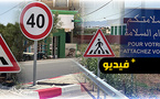 مديرية التجهيز تشرع في تثبيت لوائح التشوير الطرقي على طول طريق الناظور أركمان 
