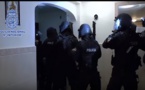 لحظة اعتقال مغربي ضمن خلية إرهابية باسبانيا
