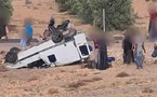 انقلاب سيارة يخلف 11 مصابا قرب جرسيف