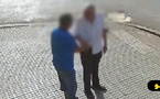 كاميرا ترصد لصا يهدد ستينيا بسكين ويسرق هاتفه نهارا بالناظور والشرطة تلقي القبض على المتهم