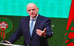 رئيس الفيفا يشيد بتتويج المغرب ويعتبره أفضل فريق قاري رئيس الفيفا يشيد بتتويج المغرب ويعتبره أفضل فريق قاري
