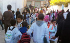 عدد من المؤسسات التعليمية تخلي فصولها بسبب الهزة الأرضية و موجات بكاء و إغماءات في صفوف التلاميذ‎