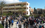 تلاميذ ثانوية طه حسين يحتجون دعما لساكنة الريف وينددون بتقصير المسؤولين في تعاملهم مع الزلزال