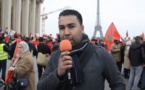 مغاربة يحتجون بباريس ضد بان كيمون