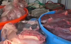 حجز حوالي طن من اللحوم الفاسدة كانت في طريقها إلى الأسواق