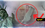 رياح عاتية تتسبب في انهيار تمثال الحرية بالبرازيل 