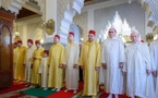 أمير المؤمنين يؤدي صلاة العيد في المشور السعيد بالرباط