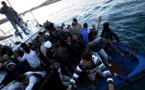 انقاذ 33 مهاجرا سريا على متن قارب مطاطي أبحروا من شاطئ كبدانة نواحي الناظور‎