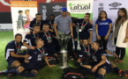 بالصور.. فريق من مدينة بني بوعياش يفوز بدوري دولي بدولة الامارات‎