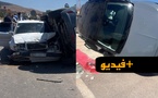 حادثة سير مروعة في الناظور بمدخل جبل كوروكو تخلف خسائر مادية جسيمة