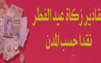 هذه مقادير زكاة الفطر نقدا والمعايير المحددة لها لكل مدينة‎