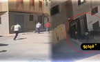 مقطع يوثق مطاردة أمنية تخللها إطلاق نار كثيف مع عصابة المخدرات بامزورن