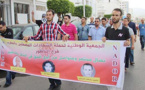 معطلو الناظور يعتصمون ليلا أمام العمالة ضد سياسة التسويف والمماطلة