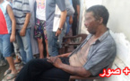 شخص يعاني من إضطرابات عقلية يشعل النار في جسده وسط مدينة بني طيب اقليم الدريوش