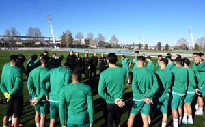الأسود يخوضون حصة تدريبية في ملعب ريال مدريد