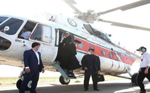 سقوط مروحية تقل الرئيس الإيراني وسباق مع الزمن للوصول إليه