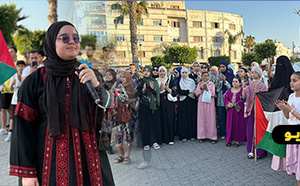 نساء في الصفوف الأمامية.. مسيرة احتجاجية بالناظور دعماً لفلسطين ورفضاً للتطبيع