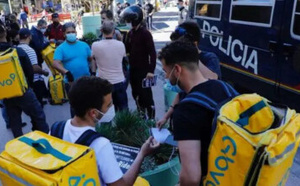 غرامة ثقيلة من السلطات الإسبانية على "Glovo" نتيجة تشغيلها لمهاجرين غير نظاميين