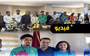 من الشيلي إلى الناظور.. استقبال مهيب للنجم المغربي إلياس بومسعودي