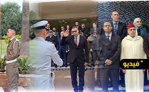 الذكرى ال50 للمسيرة .. الكاتب العام لعمالة الحسيمة يترأس مراسم تحية العلم