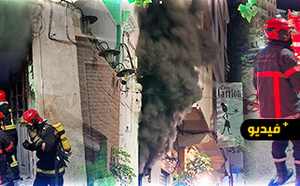 حريق مفاجئ يهز الحسيمة واستنفار كبير في شارع الحسن الثاني