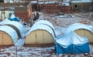 نزع الخيام يعمق أزمة ضحايا زلزال الحوز في ذروة قساوة الطقس