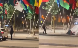 نزع علم الجزائر من الشارع يحيل حدثين على قاضي التحقيق 