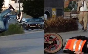 إصابة شرطي مرور بجروح خطيرة بعد تعرضه لدهس من طرف دراجة نارية