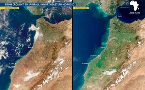 أمطار 2026 تُعيد الحياة لشمال شرق المغرب وصور الأقمار توثق التحول الأخضر