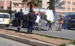 بعد مقال ناظورسيتي وتفاعل النشطاء.. تدخل لترقيع الحفرة الخطيرة بسلوان