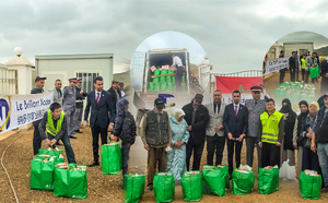  الشركة المنجمية   LE BRILLANT NADOR توزع 200 قفة غذائية على ساكنة وكسان  