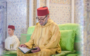 جلالة الملك يترأس حفل إحياء ليلة القدر بالقصر الملكي العامر بالرباط