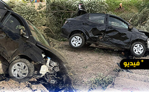 الناظور.. السرعة المفرطة تؤدي لحادث سيارة خطير