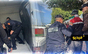 أمن الناظور يشل حركة مرشح للهجرة حاول الاعتداء على السلطات بسكين