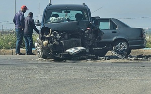 حادثة سير بين سلوان وزايو تخلف أضرارا مادية في السيارات دون خسائر بشرية